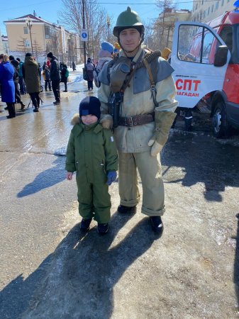 В Магадане прошли праздничные мероприятия, посвященные Дню советской пожарной охраны